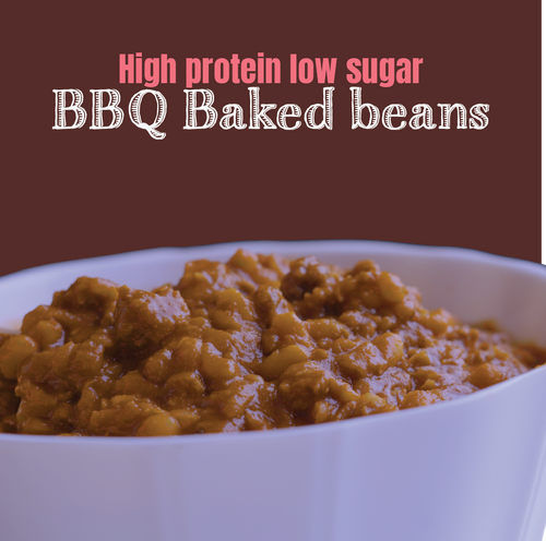 High protein bbq baked beans